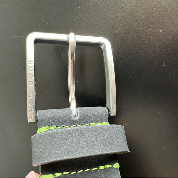 Hugo Boss leather belt, men, size 32” - Picture 7 of 10